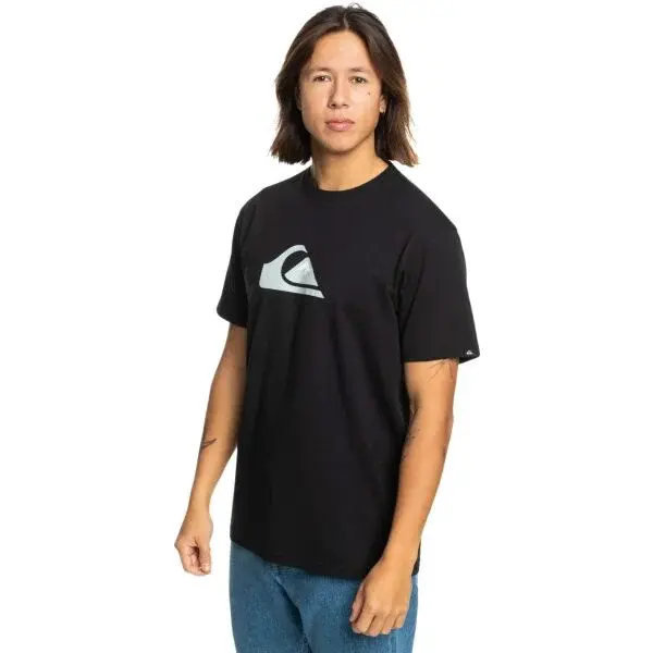 Quiksilver COMP LOGO Pánské triko, černá, velikost