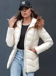 Kurtka zimowa damska EMBRACE ecru Dstreet