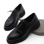Dámské oxfordky Marjin s tkaničkami, pánské ležérní boty Nesan černé
