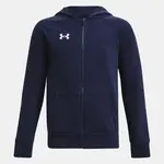 Under Armour Mikina UA Rival Fleece FZ Hoodie-BLU - Kluci