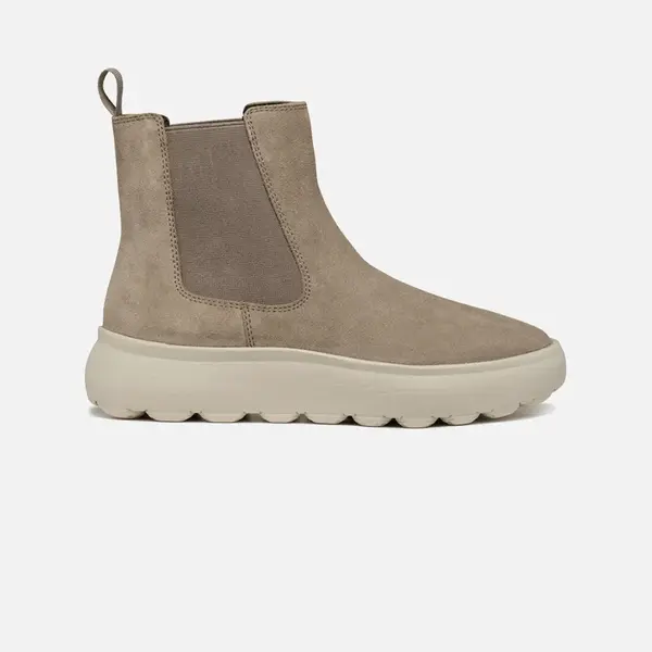 Beige women's ankle boots Geox Spherica EC4.1 - Women's