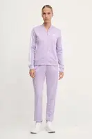 Tepláková souprava adidas Ess 3S dámská, fialová barva, JX0511