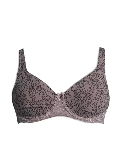 NUANCE Podprsenka  tmavosivá