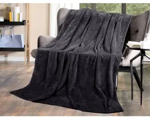 Flanelová deka Cashmere Dots 150x200 cm, černá
