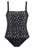 LASCANA Formujúce plavky  čierna / biela ako vlna