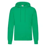 Green Men's Hooded Sweat Fruit of the Loom