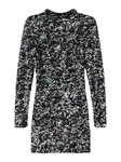 Bershka Šaty  béžová / opálová / mokka / čierna