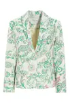 Dea Kudibal Blejzer 'Zinsadea'  zelená melírovaná / biela