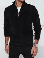 Sweter męski czarny Dstreet