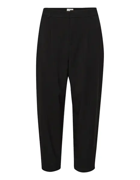 Kaffe Plisované nohavice 'KAMerle'  čierna