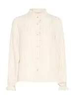 Cream Blúzka 'CRVenea Joa'  svetlobéžová / tmavohnedá