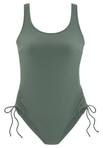 LASCANA Jednodielne plavky  olivová