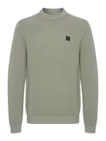 !Solid Sveter 'Valencia'  kaki / čierna