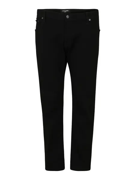 Jack & Jones Plus Džínsy 'JJIGlenn JJOriginal'  čierny denim