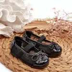 Boto Dětské baletky S Mašlí Černé Jellema
