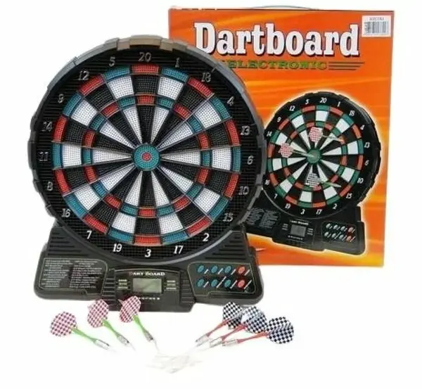 Elektronický terč na šipky s LCD displejem – 18 her