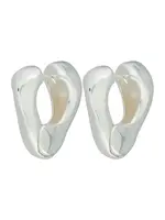 Pilgrim Náušnice 'Free'  strieborná