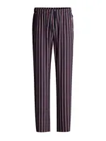 CALIDA Pyžamové nohavice  červená / čierna / biela