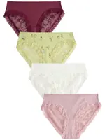 Next Nohavičky  svetlozelená / ružová / burgundská / biela