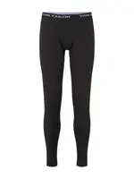 TOM TAILOR Pyžamové nohavice  čierna / biela