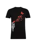Mister Tee Tričko 'Banksy'  červená / čierna / biela