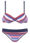 s.Oliver Bikiny  modrá / červená / biela