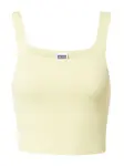 Urban Classics Vyšívaný top  svetložltá