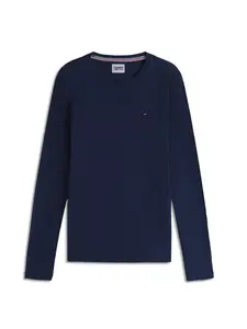 Tommy Jeans Tričko  námornícka modrá