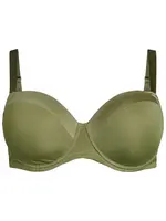 Devoted by Zizzi Podprsenka 'Leline'  olivová