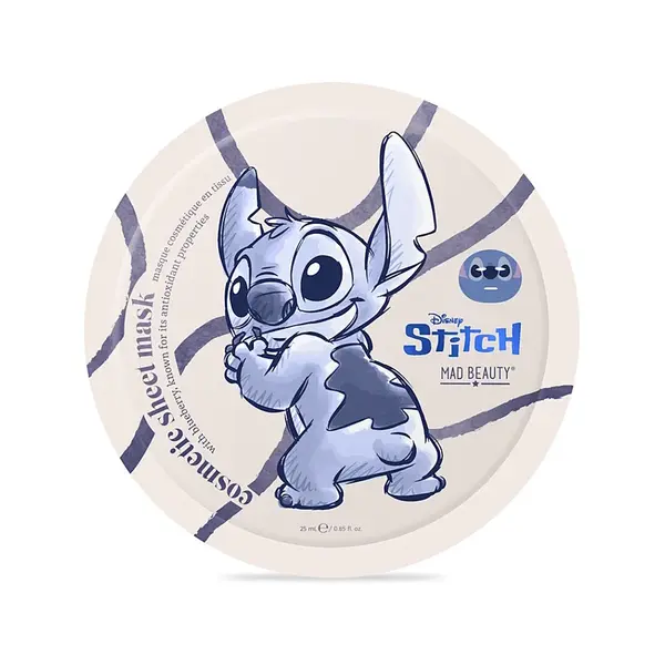 MAD BEAUTY Stitch denim hydratačná textilná maska ​​na tvár 25 ml