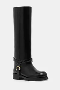 Kožené kozačky Pollini