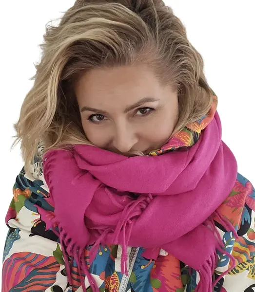 Pri Scarf Thick scarf tassels single color warm soft 200x70 cm