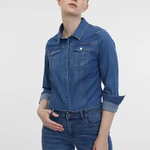 Orsay Modrá dámská džínová košile - Dámské