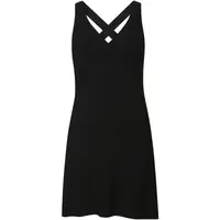 PROGRESS EMILY Dámské sportovní šaty s bambusem, černá, velikost