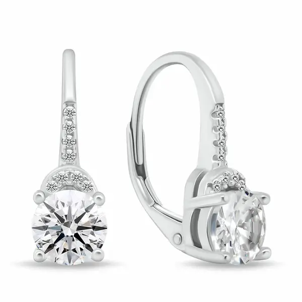 Brilio Silver Okouzlující stříbrné náušnice se zirkony EA117W