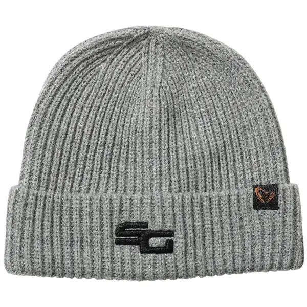 Savage gear čepice wool mix beanie grey