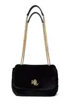 Kabelka Lauren Ralph Lauren černá barva, 431980195