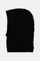 Kukla s přídavkem vlny Liviana Conti černá barva, A5WF75