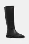 Calvin Klein  Kožené kozačky  FORMAL UTK BOOT LTH