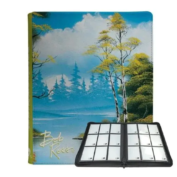 Album na karty UltraPro 9-Pocket Zippered Pro-Binder - Bob Ross Lakeside Path