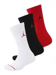 Jordan Ponožky  červená / čierna / biela