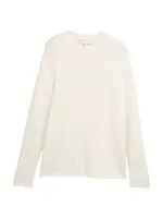 TOM TAILOR DENIM Sveter  biela ako vlna