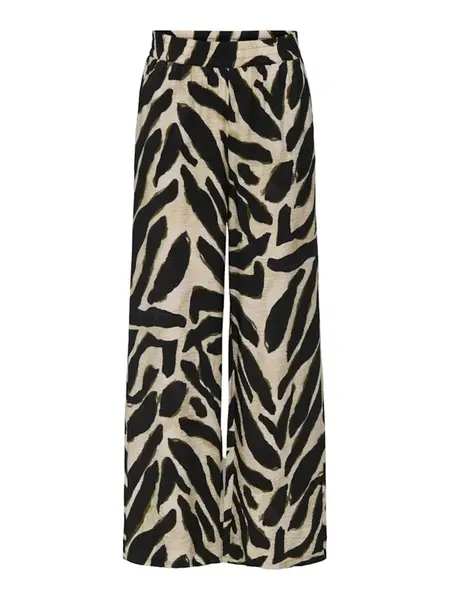 JDY Nohavice 'JDYJASMINE'  piesková / čierna