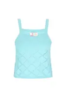 IZIA Top  modrá melírovaná