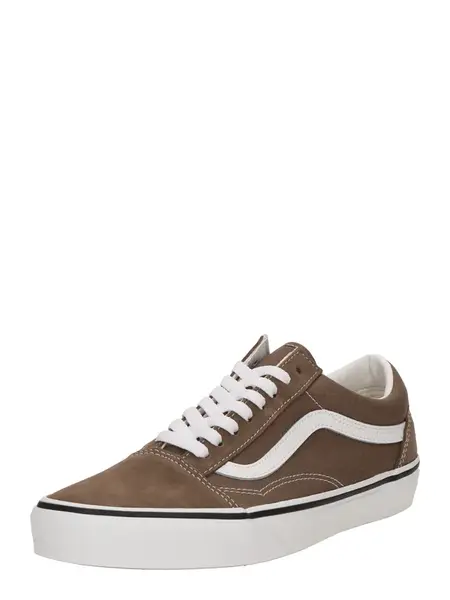 VANS Nízke tenisky 'Old Skool'  hnedá / biela
