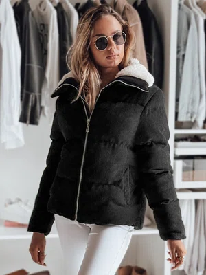 Kurtka damska zimowa TRENDYGLAM czarna Dstreet