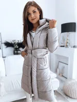 Dámský kabát LINA béžový Dstreet