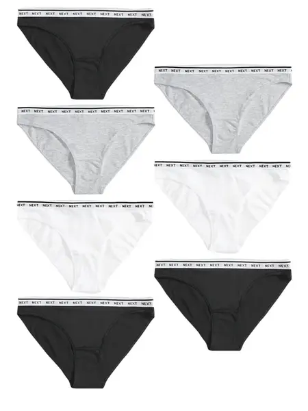 Next Nohavičky  sivá melírovaná / čierna / biela