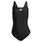 ADIDAS PERFORMANCE Športové jednodielne plavky '3-Stripes C-Back'  čierna / biela