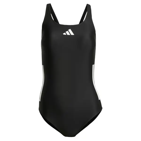 ADIDAS PERFORMANCE Športové jednodielne plavky '3-Stripes C-Back'  čierna / biela
